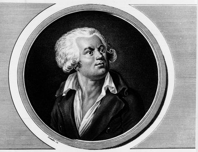 Ritratto di Georges Jacques Danton, avvocato convenzionale. Incisione nella 