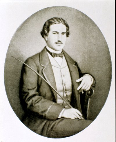 Ritratto di Gigio Caroli, amante di Giuseppina Raimondi, seconda moglie di Giuseppe Garibaldi da Unknown artist