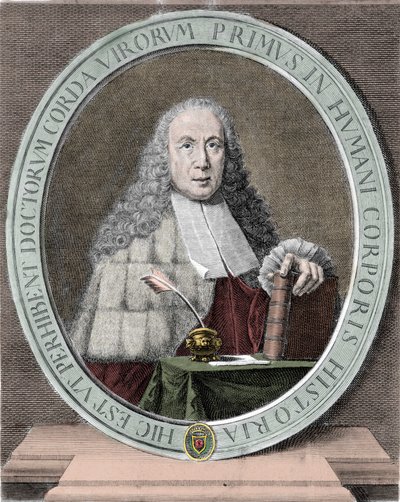 Ritratto di Giovanni Battista Morgagni (1682-1771) medico e anatomista italiano. Milanese da Unknown artist