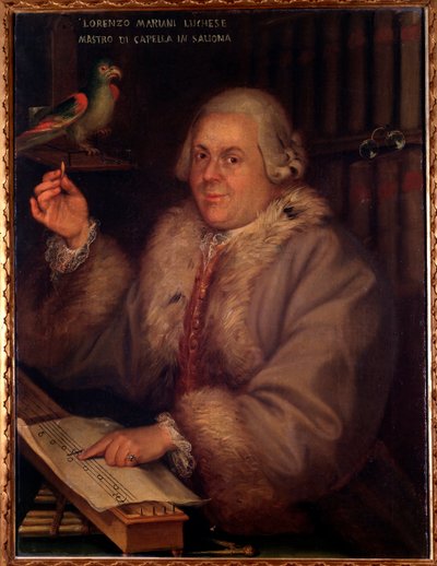 Ritratto di Giovanni Lorenzo Mariani, compositore italiano da Unknown artist