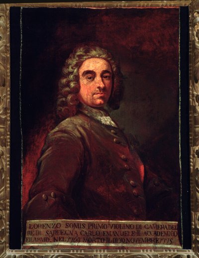 Ritratto di Giovanni Lorenzo Somis (dipinto) da Unknown artist
