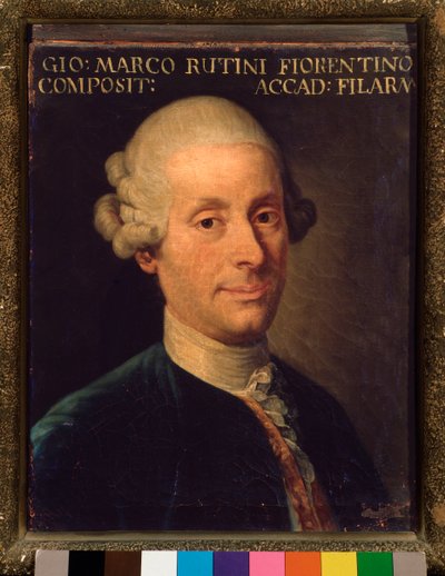 Ritratto di Giovanni Marco Rutini (dipinto) da Unknown artist