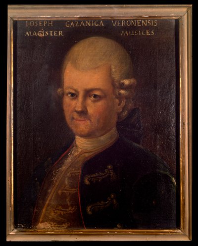 Ritratto di Giuseppe Gazzaniga (1743-1818) compositore italiano da Unknown artist