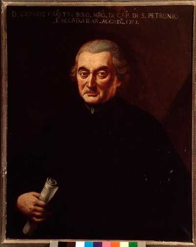 Ritratto di Giuseppe Maria Caretti (1690-1774) compositore italiano Dipinto anonimo. XVIII secolo. Bologna, civico museo da Unknown artist