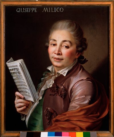 Ritratto di Giuseppe Millico (1737-1802) castrato italiano da Unknown artist