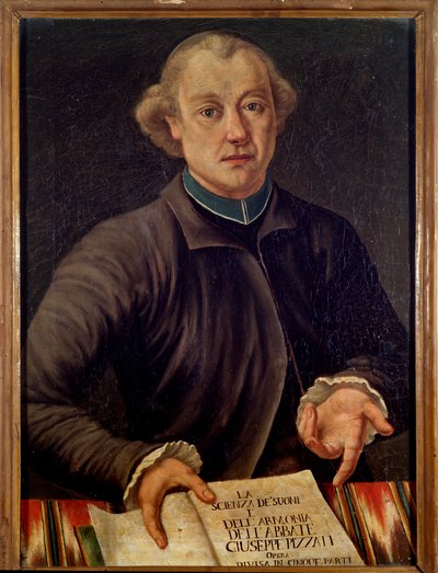 Ritratto di Giuseppe Pizzati, teorico musicale italiano da Unknown artist