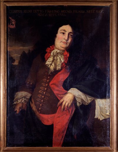 Ritratto di Giuseppe Segni detto il Finalino, castrato italiano da Unknown artist