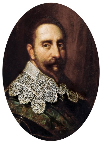 Ritratto di Gustavo Adolfo II (Gustavo Adolfo) (1594-1632), re di Svezia dal 1611 al 1632. Dipinto. Padova, Museo Civico di Padova. da Unknown artist