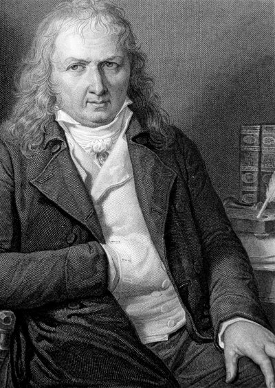 Ritratto di Henri Bernardin de Saint Pierre, scrittore francese (1737-1814) - incisione da Unknown artist