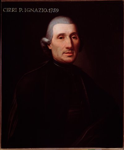 Ritratto di Ignazio Cirri (1711-1787) compositore italiano da Unknown artist