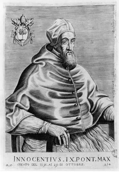 Ritratto di Innocenzo IX (1519 - 1591) da Unknown artist