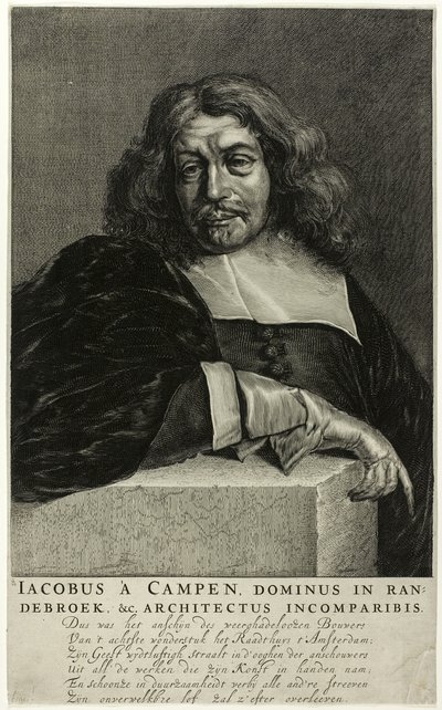 Ritratto di Jacob van Campen da Unknown artist