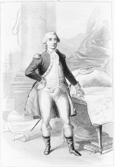 Ritratto di Jean-Francois Galaup, Conte di La Perouse (Jean Francois Laperouse) da Unknown artist