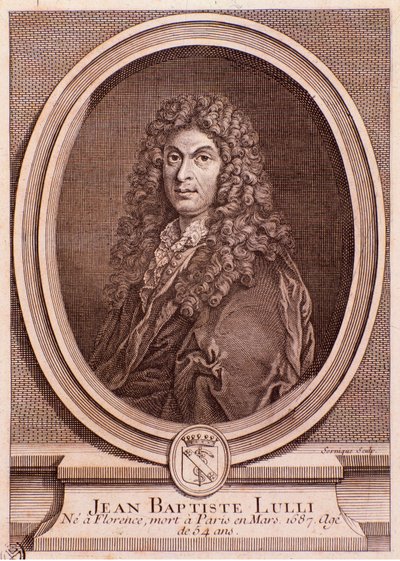 Ritratto di Jean Baptiste Lully (incisione) da Unknown artist