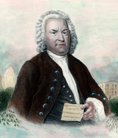 Ritratto di Johann Sebastian Bach da Unknown artist