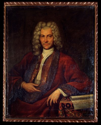 Ritratto di Johann Joseph Fux, compositore austriaco, teorico musicale e pedagogo da Unknown artist