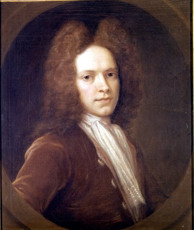 Ritratto di John Christopher Pepusch (1667 - 1752) compositore britannico da Unknown artist