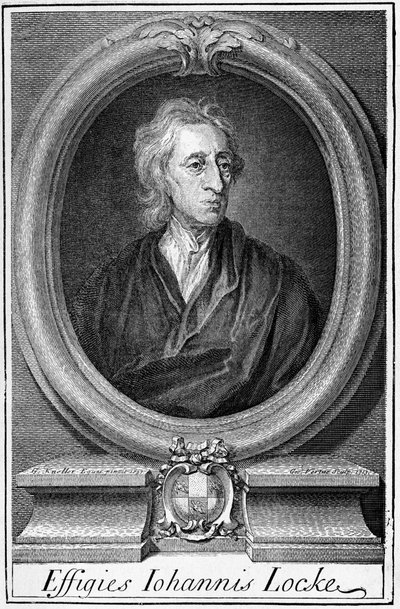 Ritratto di John Locke (1632-1704), filosofo inglese da Unknown artist