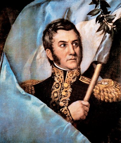Ritratto di José de San Martín (dettaglio) da Unknown artist