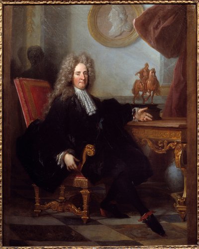 Ritratto di Jules Hardouin Mansart, architetto e sovrintendente degli edifici di Re Luigi XIV da Unknown artist