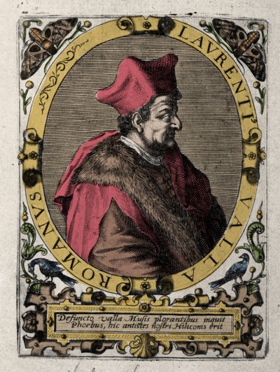 Ritratto di Laurentius Valla de Lorenzo della Valle da Unknown artist