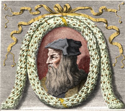 Ritratto di Leonardo da Vinci (1452-1519) da Unknown artist