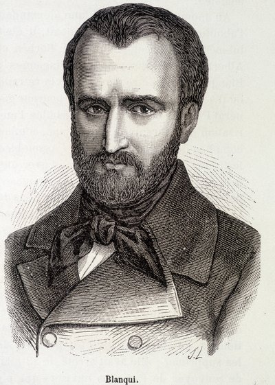 Ritratto di Louis Auguste (Louis-Auguste) Blanqui (1805-1881) socialista e teorico rivoluzionario francese da Unknown artist