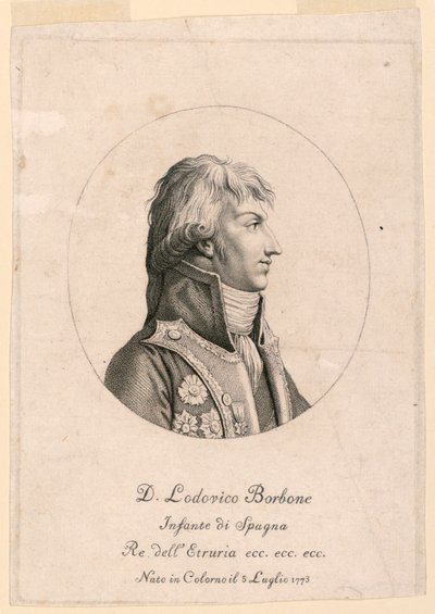 Ritratto di Louis Bourbon, Infante di Spagna (1773- ) da Unknown artist
