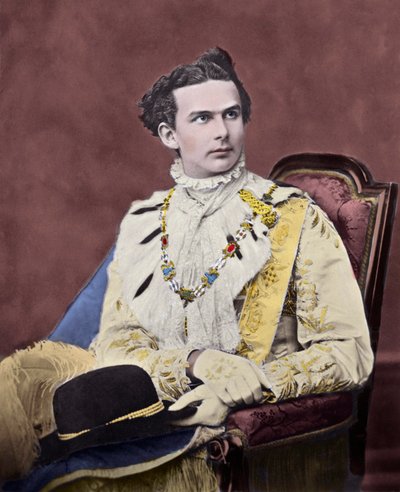 Ritratto di Luigi II di Baviera (Ludwig Otto Friedrich Wilhelm von Wittelsbach) da Unknown artist