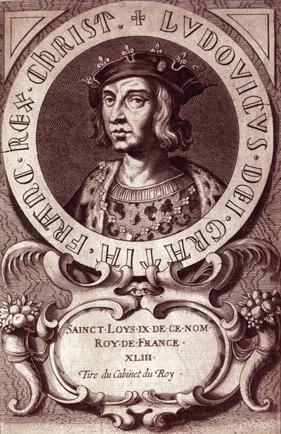 Ritratto di Luigi IX o San Luigi (1214 - 1270) da Unknown artist