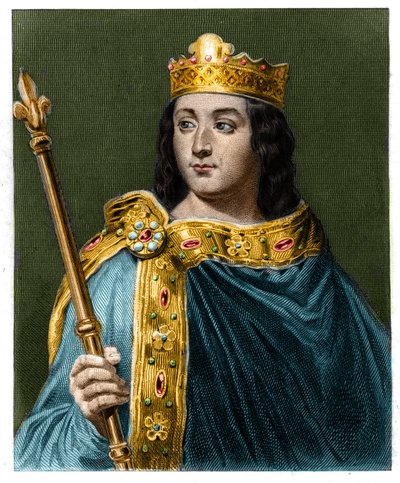 Ritratto di Luigi V il Fannullone, re di Francia - in 