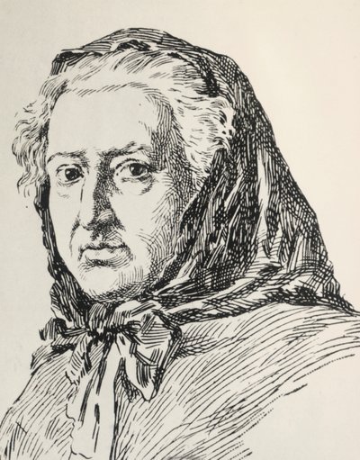 Ritratto di Louise Ackermann da Unknown artist