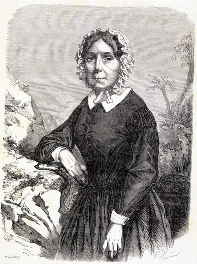 Ritratto di Madame Ida Pfeiffer (1798-1858), viaggiatrice austriaca da Unknown artist