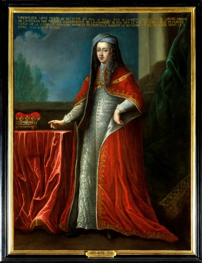 Ritratto di Massimiliano Luigi Pietro di Béthune (1686-1760), sesto Duca di Sully. Indossa la collana dell