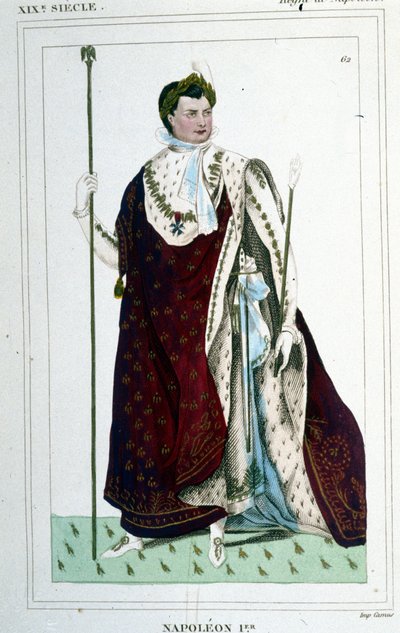 Ritratto di Napoleone I (1769 - 1821) in abito da imperatore. da Unknown artist