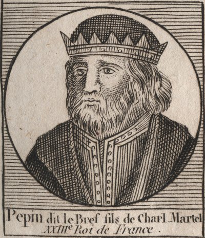 Ritratto di Pipino III detto Pipino il Breve da Unknown artist