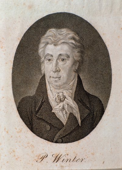 Ritratto di Peter Winter (incisione) da Unknown artist