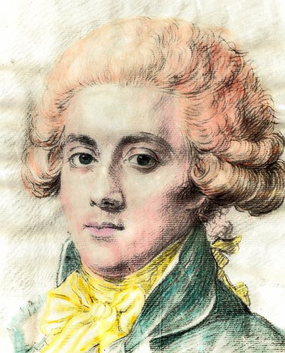 Ritratto di Pierre Victorien Vergniaud, politico francese Girondino (dettaglio) da Unknown artist