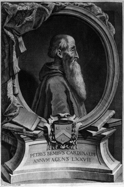 Ritratto di Pietro Bembo (1470 - 1547), cardinale e umanista italiano da Unknown artist