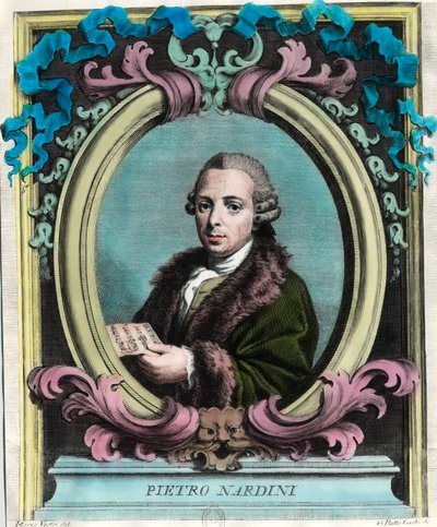 Ritratto di Pietro Nardini (incisione del XVIII secolo) da Unknown artist