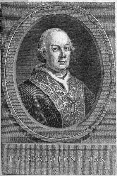 Ritratto di Papa Pio VI (Giovanni Angelo Braschi) (1775-1799) da Unknown artist