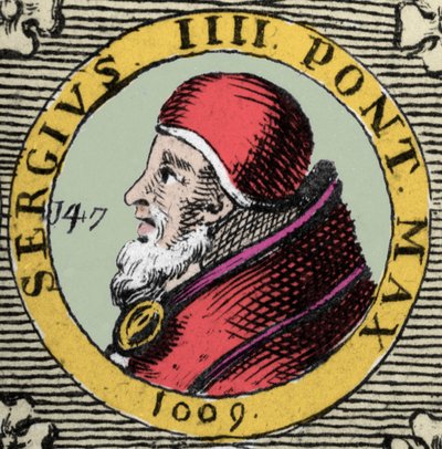 Ritratto di Papa Sergio IV. XI secolo da Unknown artist