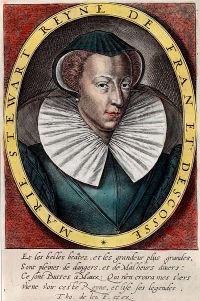 Ritratto della Regina Maria Stuarda (1542 - 1587), Regina di Francia e Scozia da Unknown artist