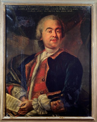 Ritratto di Riccardo Broschi, compositore italiano da Unknown artist