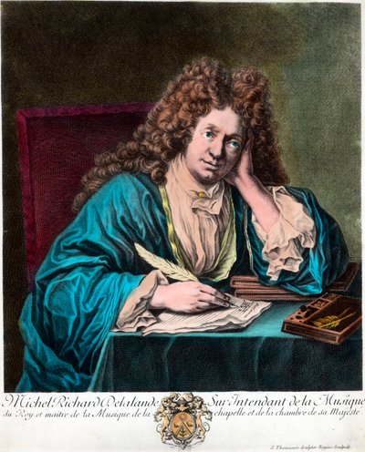 Ritratto di Richard Delalande, sovrintendente della Musica del Re, a Parigi da Unknown artist