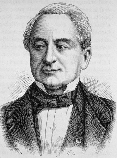 Ritratto di Schneider. Incisione della fine del XIX secolo in “Histoire de France” di H. Martin da Unknown artist