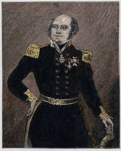 Ritratto di Sir John Franklin (1786-1847) ufficiale di marina ed esploratore britannico. da Unknown artist