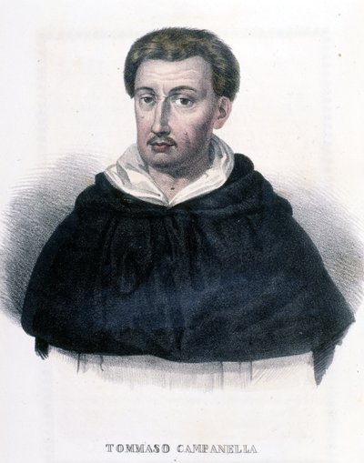 Ritratto di Tommaso Campanella (1568-1639), filosofo italiano da Unknown artist