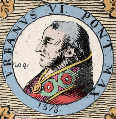 Ritratto di Urbano VI (Bartolomeo Prignano) da Unknown artist