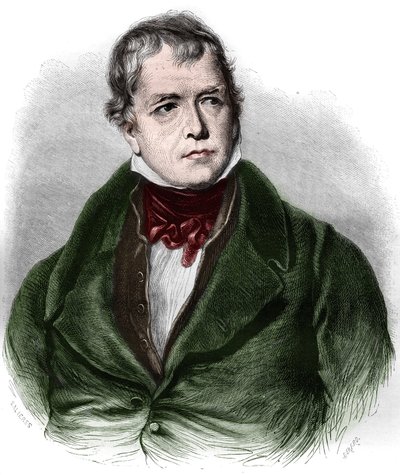 Ritratto di Walter Scott (1771-1832), poeta e romanziere scozzese da Unknown artist